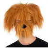 Image de Masque poilu Chien, Brun