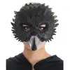 Image de Masque MÃ©decin Peste avec plumes noires simili-cuir