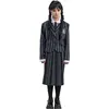 Image de DÃ©guisement Uniforme Noir & Gris Mercredi™ - Fille