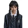 Image de Perruque Mercredi Addams™ - Fille