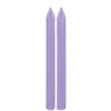 Image de Set de 2 bougies Flambeau CannelÃ©es 25cm, Lilas