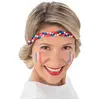 Image de Bandeau nattes et perles Supporter France