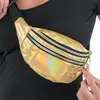 Image de Sac banane holographique - Costume des années 90 | Or