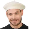 Image de BÃ©ret luxe 80% laine, Blanc