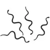 Image de Lot de 12 petits Serpents noirs en plastique 14,5cm