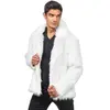 Image de Manteau en fausse fourrure, Blanc taille S