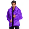 Image de Manteau en fausse fourrure, Violet taille XXL