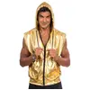 Image de Veste sans manche Ã  capuche, Or M