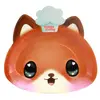 Image de Paquet de 8 petites Assiettes carton 18cm Fuzzy FOX BangoBerry Â©