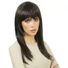 Image de Perruque Rihanna cheveux longs, Brun