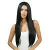 Image de Perruque cheveux longs 73cm, Noir