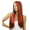 Image de Perruque cheveux longs 73cm, Roux foncÃ© auburn