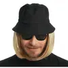 Image de BOB noir avec cheveux blonds