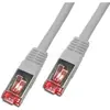 Image de Câble/Cordon réseau RJ45 Catégorie 6 SSTP (S/FTP) Droit 2m (Gris) #DEFAULT