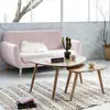 Image de Berah Getah - Tables Basses En Mindi Massif Finition Naturelle (lot De 2)