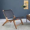 Image de Berah Getah - Fauteuil En Teck Massif Et Tissage