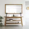 Image de Berah Getah - Miroir En Teck Massif Rectangulaire 145x80 Cm