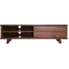 Image de Miliboo - Meuble Tv Vintage Bois Foncé Avec Tiroirs L140 Cm Fifties