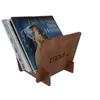 Image de Support Vinyle Enova Hifi Noyer 26.8x28.6 Cm 25 Disques