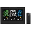 Image de FISHTEC Station météo LCD couleur avec capteur extérieur sans fil - D + 3 Prévisions météo - Fonction alarme de gel