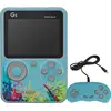 Image de TechKidz, console émulateur 500 jeux avec contrôleur multijoueur modèle StreetArt, bleu