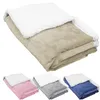 Image de Couverture, Plaid Polaire Pour Enfant 75 X 100 Cm En Flanelle Et Sherpa Ultra Doux - Beige - Monsieur Bébé