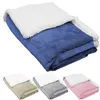 Image de Couverture, Plaid Polaire Pour Enfant 75 X 100 Cm En Flanelle Et Sherpa Ultra Doux - Bleu - Monsieur Bébé