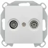 Image de Siemens Delta Viva Prise Tv Fm Blanc Sie004121