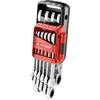 Image de Jeu de 10 clés mixtes à cliquet articulées FACOM 467BF.JP10PB 8 à 19 mm
