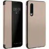 Image de Housse pour Huawei P30 Étui Grande Fenêtre Translucide Coque Rigide Dorée - Neuf