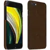 Image de Coque pour iPhone SE 2022 / 2020 et 8 / 7 Rigide Finition Tissu Anti-traces Marron - Neuf
