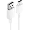 Image de Câble USB vers USB-C Charge rapide 1 mètre D'origine Samsung EP-DG970BWE blanc - Neuf