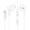 Image de Casque filaire Bluetooth Lightning, Microphone intégré - Blanc