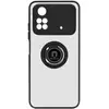 Image de Coque pour Xiaomi Poco M4 Pro Bi-matière Bague Métallique Support Vidéo Noir - Neuf