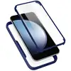 Image de Coque Intégrale pour Samsung Galaxy A03 Dos Plexiglas et Avant Polymère Bleu - Neuf