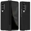 Image de Coque pour Samsung Galaxy Z Fold 4 Soft Touch avec Film Écran Stylet Tactile Noir - Neuf