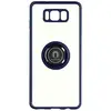 Image de Coque pour Galaxy S8 Antichoc avec Anneau Magnétique Rotatif Bleu nuit - Neuf