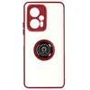 Image de Coque pour Xiaomi Poco X4 GT Bi-matière Bague Métallique Support Vidéo Rouge - Neuf