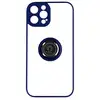 Image de Coque pour iPhone 14 Pro Bi-matière Bague Métallique Support Vidéo Bleu - Neuf