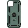 Image de Coque pour iPhone 14 Plus Hybride Antichoc Bague de maintien Support Vidéo Vert - Neuf