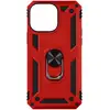 Image de Coque pour iPhone 14 Pro Max Hybride Bague de maintien Support Vidéo Rouge - Neuf