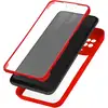 Image de Coque pour Xiaomi Redmi 10C Dos Plexiglas et Avant Polymère Contour Rouge - Neuf