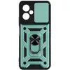 Image de Coque pour Xiaomi Redmi Note 12 5G Cache caméra Bague Support Vidéo Vert - Neuf