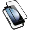 Image de Coque pour iPhone 14 Plus Antichoc Dos Plexiglas et Avant Polymère Noir - Neuf