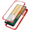 Image de Coque Intégrale pour Galaxy A13 5G Antichoc Dos Rigide Contour en Silicone Rouge - Neuf