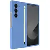 Image de Coque Samsung Galaxy Z Fold 6 Soft Touch avec Stylet Tactile Bleu - Neuf