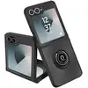Image de Coque pour Galaxy Z Flip 6 Antichoc avec Bague Support Magnétique Noir - Neuf