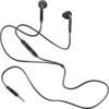 Image de Avizar, Ecouteurs intra-auriculaires filaires avec prise jack 3,5 mm et microphone, noir