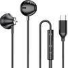 Image de Bolaris, écouteurs semi-intra-auriculaires USB-C avec télécommande modèle Jupiter, noir