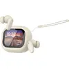 Image de Avizar, écouteurs intra-auriculaires sans fil Braga TWS Bluetooth avec réduction active du bruit (ANC) et écran LCD, beige
